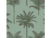 Flis tapeta za zid zelena s palmama 139165, Paradise, Esta Home Esta Home