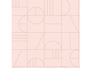 Flis tapeta za zid, geometrijski uzorak 139207, Art Deco, Esta Esta Home