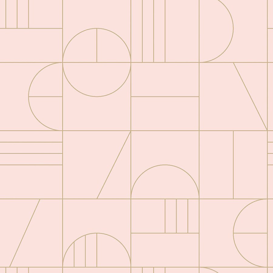 Flis tapeta za zid, geometrijski uzorak 139207, Art Deco, Esta