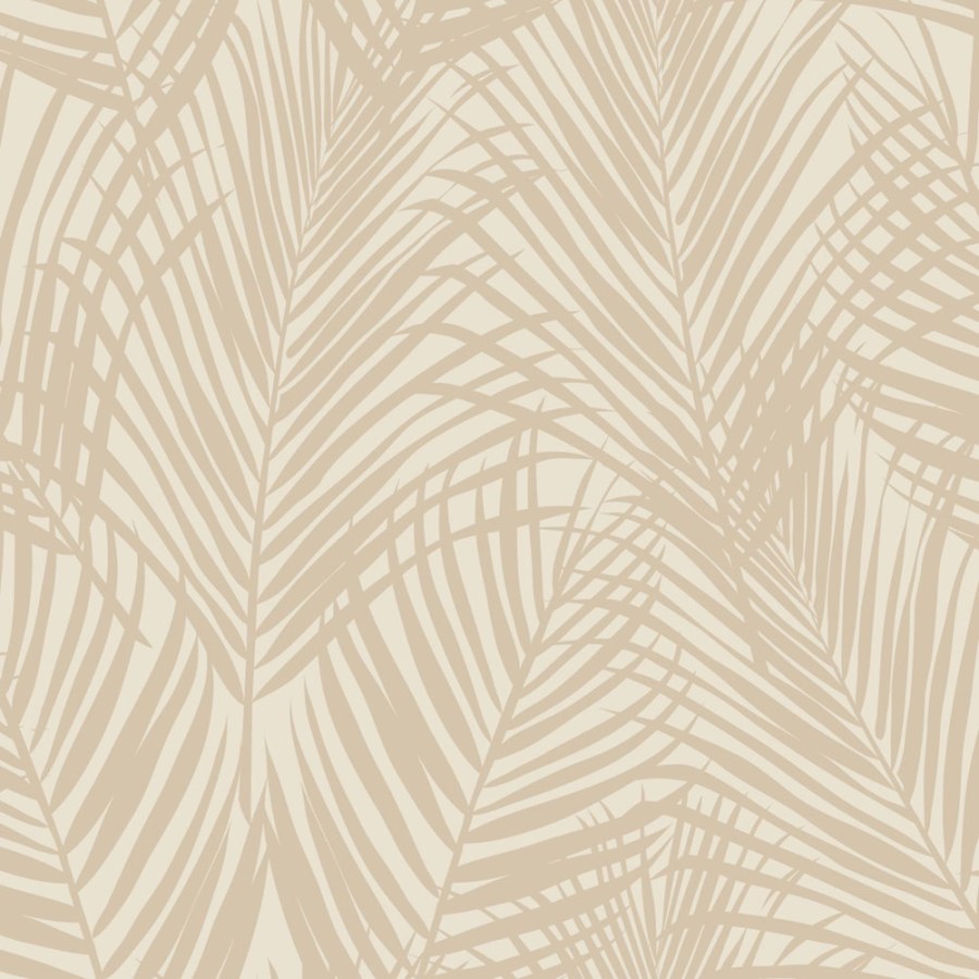 Flis tapeta za zid, palmovi listovi, bež, 139430, Bloom, Esta Home