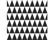 Flis tapeta s crnim a bijelim trokutima 128845, Little Bandits, Black & White, Esta Esta Home