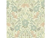 Flis tapeta s biljkama i ptičicama, 139323, Vintage Flowers, Esta Home Esta Home
