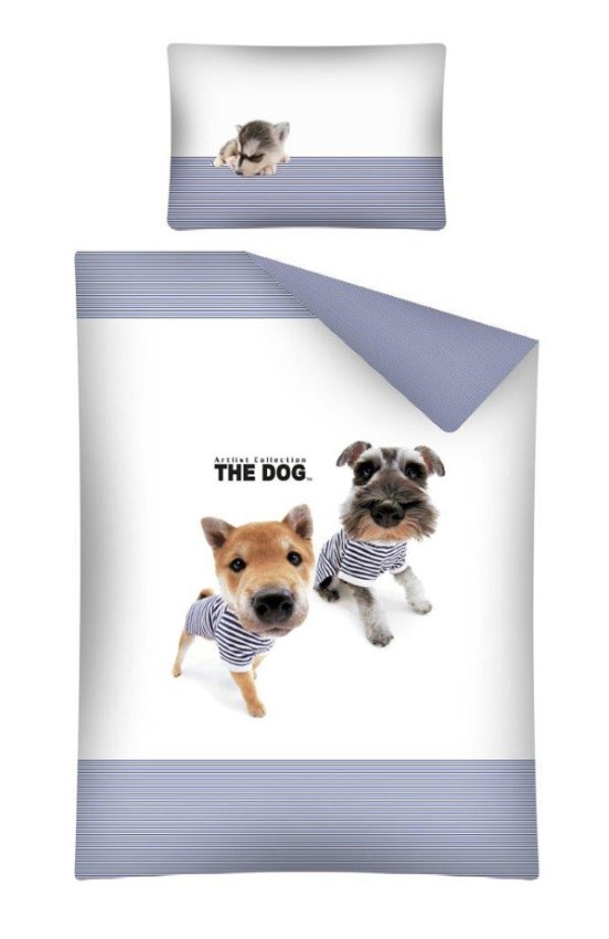 Posteljina za dječji krevetić The Dog Mornari plava 100/135, 40/60 - Posteljina nelicencijska
