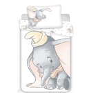 JERRY FABRICS Posteljina za dječji krevetić Dumbo Grey baby Pamuk, 100/135, 40/60 cm