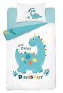 Posteljina za dječji krevetić Posteljina nelicencijska - DETEXPOL Bambusova posteljina za dječji krevetić Dino zelena Pamuk, Bambus, 100/135, 40/60 cm DETEXPOL Bambusova posteljina za dječji krevetić Dino zelena Pamuk, Bambus, 100/135, 40/60 cm