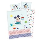 Posteljina za dječji krevetić Posteljina s licencijom - HERDING Posteljina za dječji krevetić Mickey baby Pamuk, 100/135, 40/60 cm HERDING Posteljina za dječji krevetić Mickey baby Pamuk, 100/135, 40/60 cm