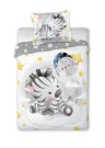 FARO Posteljina za dječji krevetić Zebra Pamuk, 100/135, 40/60 cm