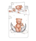 JERRY FABRICS Posteljina za dječji krevetić Medvídek Plane baby Pamuk, 100/135, 40/60 cm