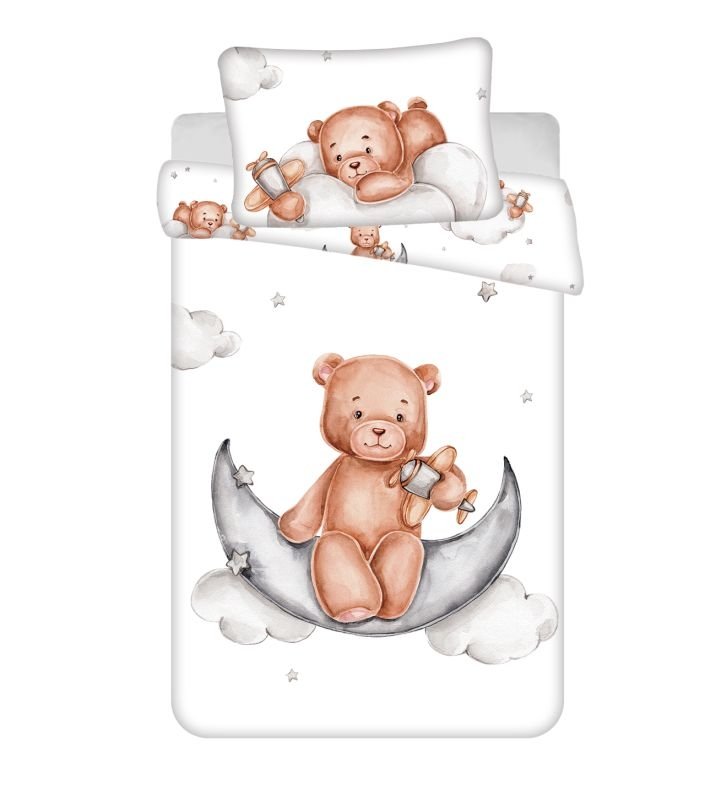 JERRY FABRICS Posteljina za dječji krevetić Medvídek Plane baby Pamuk, 100/135, 40/60 cm JERRY FABRICS Posteljina za dječji krevetić Medvídek Plane baby Pamuk, 100/135, 40/60 cm
