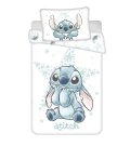 JERRY FABRICS Posteljina za dječji krevetić Lilo and Stitch White Star baby Pamuk, 100/135, 40/60 cm