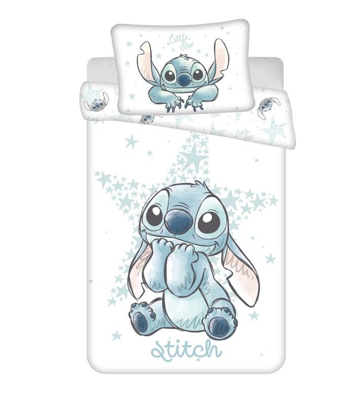 Posteljina za dječji krevetić - Posteljina s licencijom - JERRY FABRICS Posteljina za dječji krevetić Lilo and Stitch White Star baby Pamuk, 100/135, 40/60 cm JERRY FABRICS Posteljina za dječji krevetić Lilo and Stitch White Star baby Pamuk, 100/135, 40/60 cm - Posteljina s licencijom