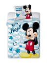 Posteljina za dječji krevetić Posteljina s licencijom - FARO Posteljina za dječji krevetić Mickey Pamuk, 100/135, 40/60 cm FARO Posteljina za dječji krevetić Mickey Pamuk, 100/135, 40/60 cm