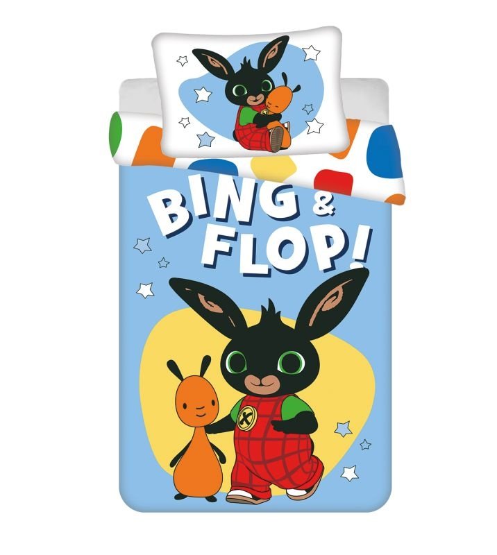 JERRY FABRICS Posteljina za dječji krevetić Zeko Bing Flop baby Pamuk, 100/135, 40/60 cm JERRY FABRICS Posteljina za dječji krevetić Zeko Bing Flop baby Pamuk, 100/135, 40/60 cm
