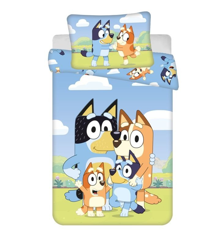 JERRY FABRICS Posteljina za dječji krevetić Bluey 004 baby 100/135, 40/60 cm