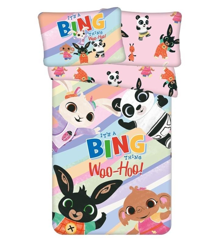JERRY FABRICS Posteljina za dječji krevetić Zeko Bing Its a thing baby To je stvar za bebe Pamuk, 100/135, 40/60 cm JERRY FABRICS Posteljina za dječji krevetić Zeko Bing Its a thing baby To je stvar za bebe Pamuk, 100/135, 40/60 cm