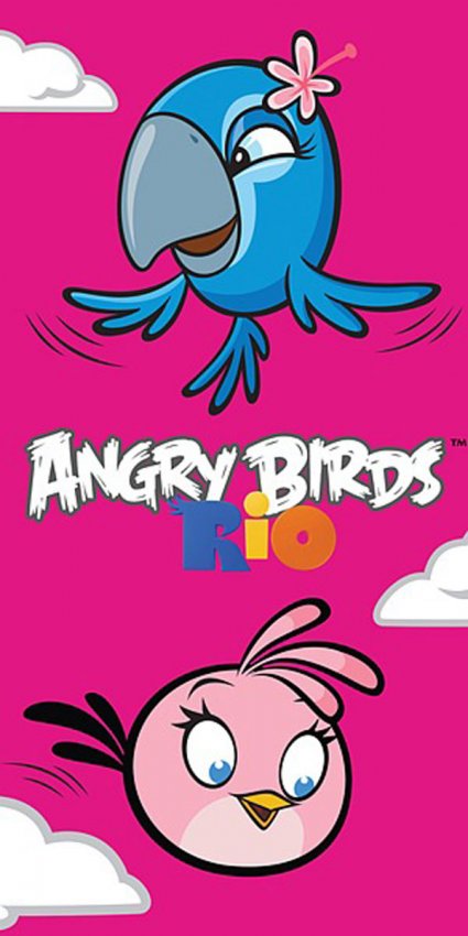 Angry Birds Rio ručnik i Stella Pearl 70/140 - ručnici za plažu