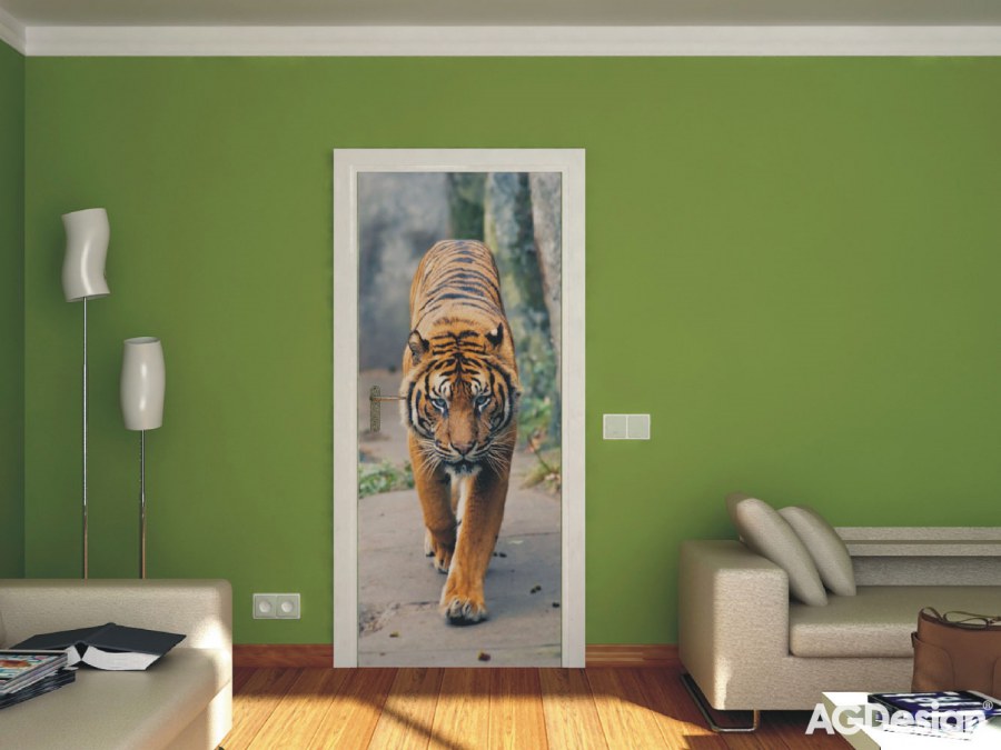 Flis foto tapeta AG Bengalski Tigar FTNV-2800 | 90x202 cm - Fototapete