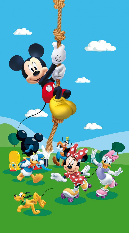 Foto zavjese Mickey on rope FCSL7106, 140 x 245 cm