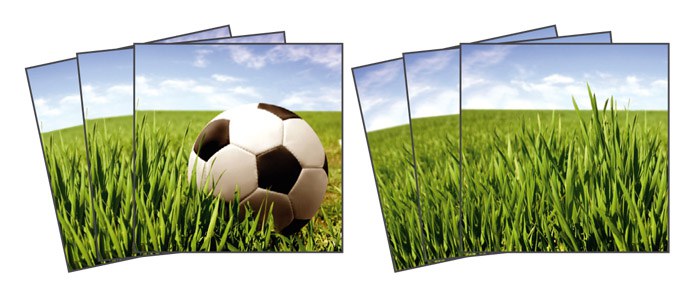 Samoljepljiva dekoracija za pločice Football TI-015, 15x15 cm - Naljepnice za pločice