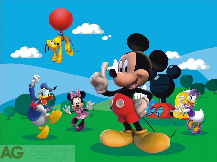 Flis foto tapeta AG Mickey Mouse FTDNXXL-5002 | 360x270 cm